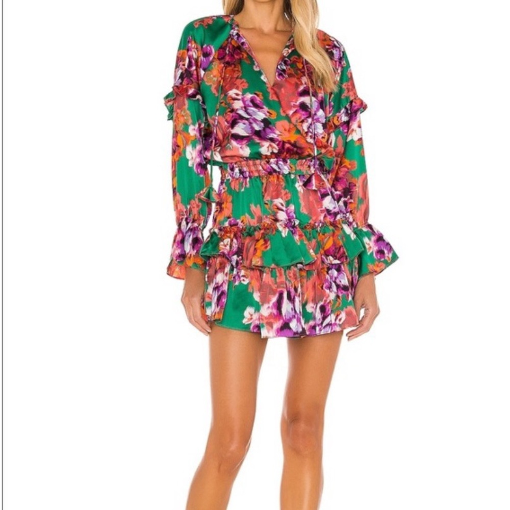 MISA LOS ANGELES Amalya Dress-Lyana Floral- Size Small. Retail price-$318